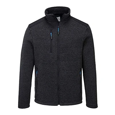 Abbildung von Portwest KX3 Venture Fleecejacke, Größe: L, Farbe: Grau Marl, T830GMRL
