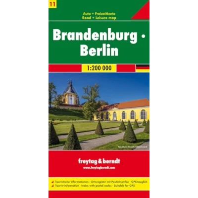 Abbildung von Freytag berndt Autokarten, Blatt 11, Brandenburg Berlin Maßstab 1:200.000 (freytag &amp; Auto + Freizeitkarten)