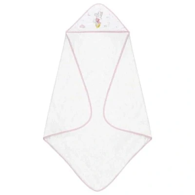 Abbildung von Interbaby MN004 12 Baby Kapuzenhandtuch Disney Minnie Counting Sheep Weiss/Rosa, rosa, 200 g