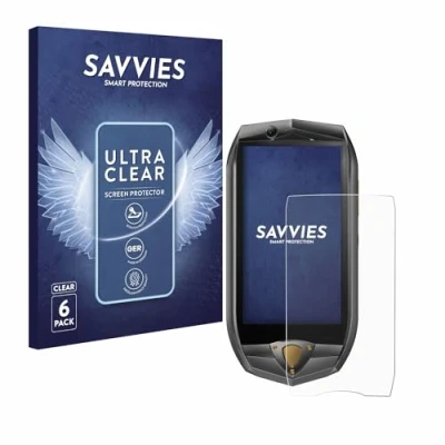 Abbildung von Savvies 6 Stück Schutzfolie für Oukitel K16 Displayschutz Folie Ultra Transparent