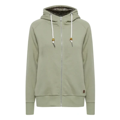 Abbildung von Oxmo Sweatjacke, Damen, Größe: Large, Seagrass