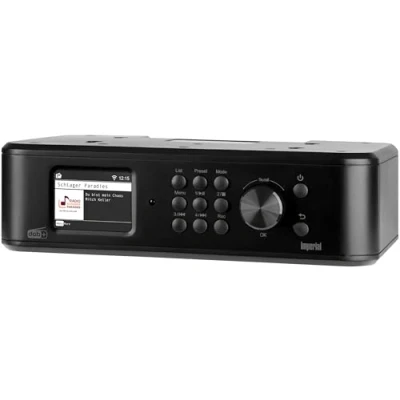 Abbildung von IMPERIAL DABMAN i460 Internetradio/DAB+ (Streamingdienste, Unterbau /Wandmontage möglich, Bluetooth Senden/Empfangen, USB Recording, Hotelmodus) Schwarz