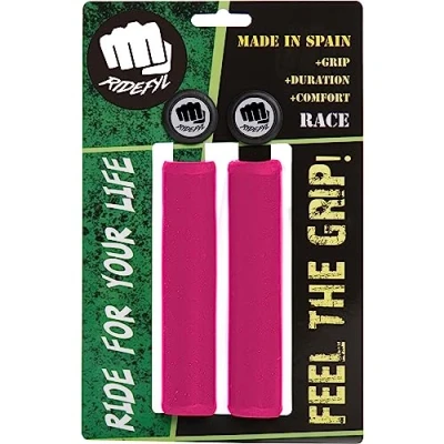 Abbildung von Ridefyl Bike Handlebar Grips Fahrradgriffe, ROSA, Einheitsgröße