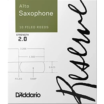 Abbildung von D&#039;Addario Reserve Blätter für Altsaxophon Stärke 2.0 (10 Stück)
