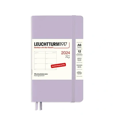 Abbildung von LEUCHTTURM1917 367669 Wochenkalender Pocket (A6) 2024, Softcover, Lilac, Deutsch, 12 Monate