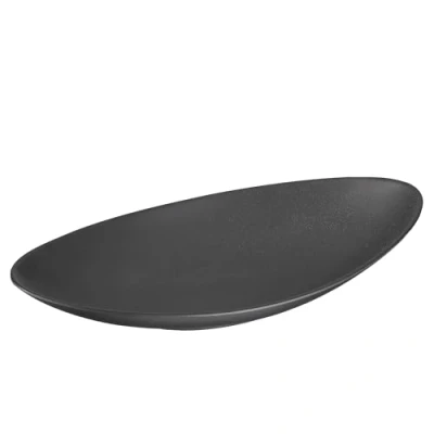 Abbildung von APS 83739 Schale ZEN, 30,5 x 17,5 cm, Höhe 5 0,6 Liter, Melamin, schwarz, Steinoptik