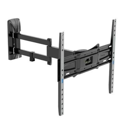 Abbildung von Meliconi SPACE SYSTEM FULLMOTION 400, TV Wandhalterung mit Arm und Doppelrotation, für Flachbildschirme von 40&quot; bis 82&quot;, VESA Halterung 200 300 Belastbarkeit 30 kg, Schwarz