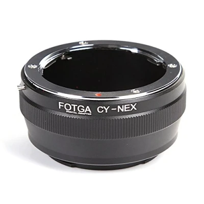 Abbildung von Fotga Contax Yashica C/Y Mount Lens to Sony E NEX3 C3 NEX 5 5R 5N 5C NEX6 NEX7 Adapter for Alpha a7 a7S a7R a7II a7SII a7RII A7III A7RIII A7SIII A9 a6500 a6300 a6000 a5100 a5000 a3500