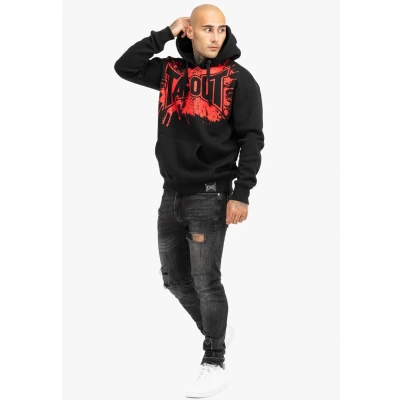 Abbildung von Tapout Herren Kapuzensweatshirt Normale Passform PACOMILA Black/Red 3XL