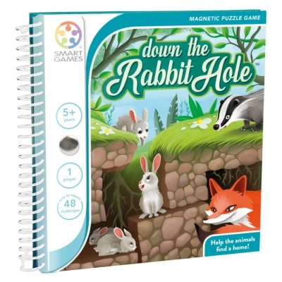 Abbildung von Smart Games Down The Rabbit Hole, Magnetic Puzzle Game with 48 Challenges, 5+ Years