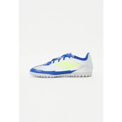 Abbildung von adidas Performance Messi F50 CLUB Fußballschuh Nocken, Herren, Größe: 44, Silver/yellow/blue Schuhe