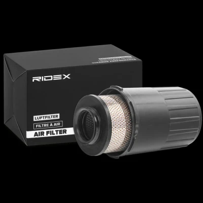 Abbildung von RIDEX 8A0487 Luftfilter 329 149, 175 rund Umluftfilter, Filtereinsatz MERCEDES BENZ: T1 Pritsche/Fahrgestell, Bus, Kastenwagen