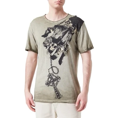 Abbildung von KEY LARGO Herren Weapon Button T Shirt, mil.Green (1502), XXL