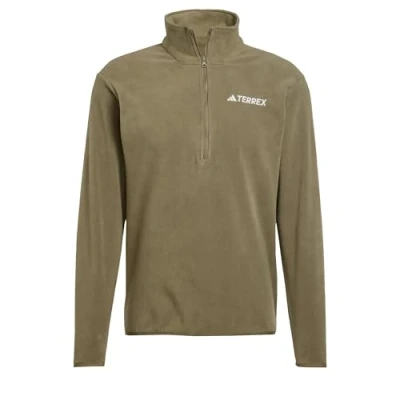 Abbildung von adidas Multi Essentials Fleece Jacke mit halbem Reißverschluss, Größe XL