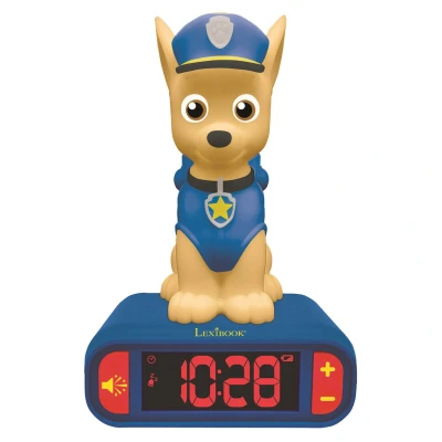 Abbildung von Lexibook Wecker mit 3D Nachtlicht Paw Patrol Helfer auf vier Pfoten Chase