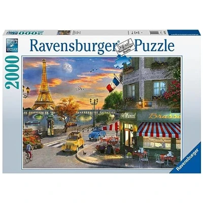 Abbildung von Ravensburger 2000 Stukjes Romantische Avond IN Parijs Puzzle für Kinder, Größe: One Size, Multi coloured
