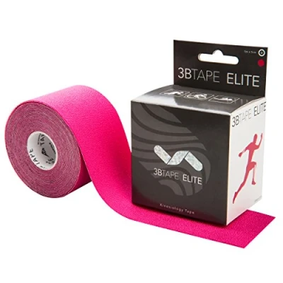 Abbildung von 3B Scientific Tape ELITE [5 m x 5 cm] Tape/Übungsband für die Unterstützung von Muskeln und Gelenken, Verbesserung Regeneration, Sport Pink