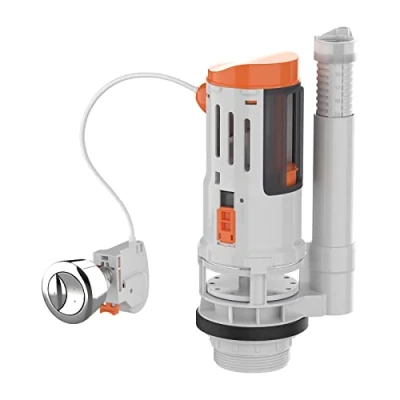Abbildung von Ibergrif Universal Kabel Mechanismus für Toilettenspülung, Doppelspülventil 3/6 Liter, Ablaufventil WC Spülung Flush