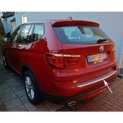 Abbildung von Recambo CT LKS 1030 LADEKANTENSCHUTZ Edelstahl MATT für BMW X3 F25, BJ 2010 2017 mit ABKANTUNG, Large