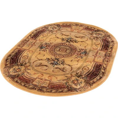 Abbildung von THEKO Teppich &quot;Gabiro 856&quot;, rund, Kurzflor, Orient Optik, ideal im Wohnzimmer &amp; Schlafzimmer