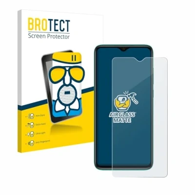 Abbildung von BROTECT Entspiegelungs Schutzglas für Xiaomi Redmi Note 8 2019 Schutz Folie Panzerfolie Glas Matt [Extrem Kratzfest 9H, Anti Reflex]