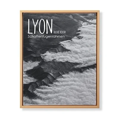Abbildung von BIRAPA Lyon Keilrahmen für Canvas 50x65 cm in Buche, Rahmen Leinwände, Leerrahmen Leinwand, Schattenfugenrahmen Keilrahmen, Leinwand
