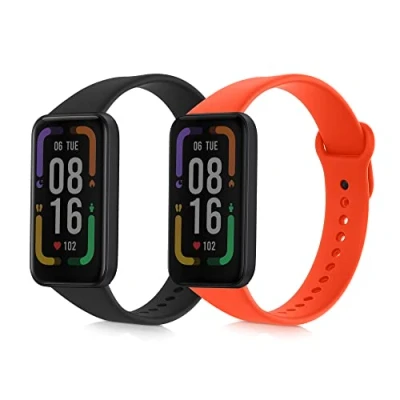 Abbildung von kwmobile Uhrenarmband 2x Sportarmband für Xiaomi Redmi Smart Band Pro, Armband TPU Silikon Set Fitnesstracker