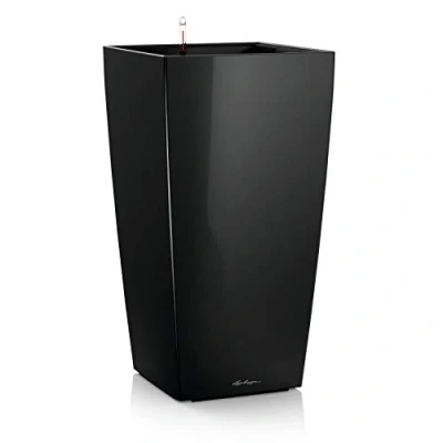 Abbildung von LECHUZA CUBICO Premium 22 schwarz hochglanz 18469