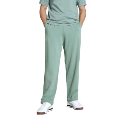 Abbildung von Puma Wardrobe Relaxed Straight Jogginghose, Herren, Größe: XXL, Green moon