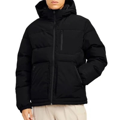Abbildung von JACK &amp; JONES Herren Steppjacke JJEOTTO Puffer Jacket SN12258416,Schwarz,XL