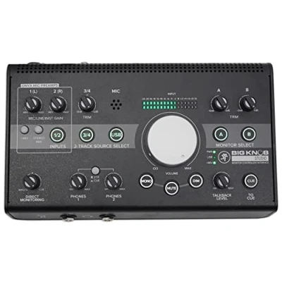 Abbildung von Mackie Big KNOB Serie, 3x2 Studio Monitor Controller 192kHz USB I/O (BIG STUDIO)