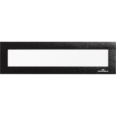 Abbildung von Durable Info Rahmen Duraframe Magnetic Top (A4, Magnetrahmen für Überschriften) 5 Stück, schwarz, 498601