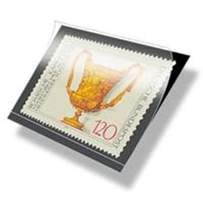 Abbildung von Hawid, Klemmleisten, H.1078 Transparent (entspiegelt) auf schwarzem Unterlage Abm: 217x78 mm. pro 10 Stk.