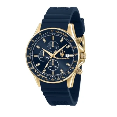 Abbildung von Maserati Sfida Chronograph, Herren, Größe: One Size, Blau