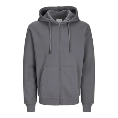 Abbildung von Jack &amp; Jones Jjebradley ZIP HOOD Sweatjacke, Herren, Größe: XL, Castle rock