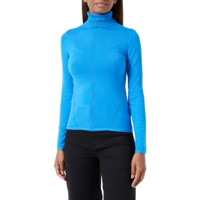 Abbildung von comma MIT Detail Strickpullover, Damen, Größe: 34, Royalblau