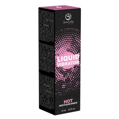 Abbildung von Liquid Vibrator Hot veganes Intimgel, 15ml, Erdbeer Sahne (0.015 l) 15 ml