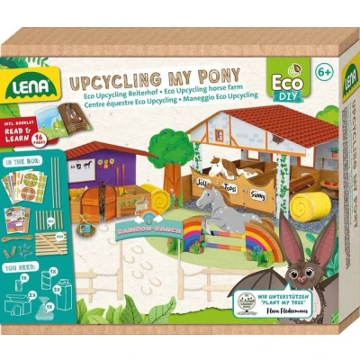 Abbildung von Lena® Kreativset Bastelset Reiterhof My Pony Eco, FSC® schützt Wald weltweit