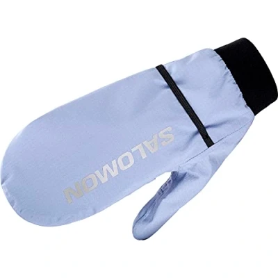 Abbildung von Salomon Bonatti Waterproof Handschuhe Unisex, Wasserdicht, atmungsaktiv, reflektierende Details, Purple, XLXX