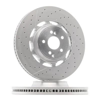 Abbildung von BREMBO 09.C127.33 Bremsscheibe 390 36 5 innenbelüftet, geschlitzt/gelocht, Verbundbremsscheibe beschichtet hochgekohlt MERCEDES BENZ: S Klasse Coupe