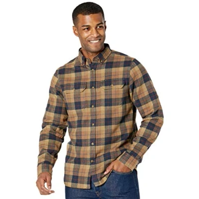 Abbildung von Fjallraven Herren Long Sleeved Singi Heavy Flannel Shirt M, Dark Sand, 81373