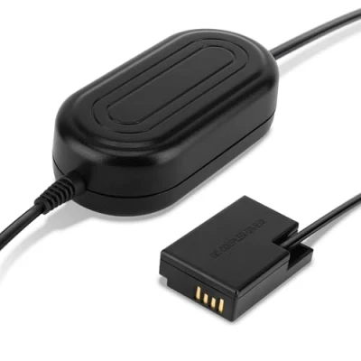 Abbildung von subtel® Netzteil ACK E18 für Canon EOS RP 200D 77D, 800D 850D (AC E6 AC E6N + DR E18) Kamera Camcorder ca. 3m Akku Dummy DC Kuppler Netzadapter Stromkabel Gleichstromkuppler Koppler Kupplung
