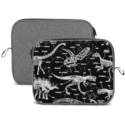 Abbildung von 14 Zoll tragbare Laptoptasche, komplexe Cartoon Dinosaurier Laptophülle für Laptops oder Tablets