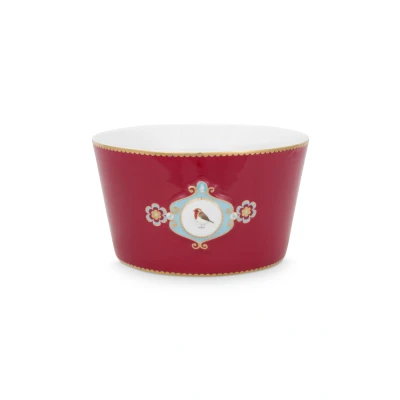 Abbildung von PIP STUDIO Love Birds Medallion Bowl rot 15cm