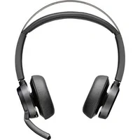 Abbildung von Poly Voyager Focus 2 USB C Headset incl. Ladestation + Adapter C/ A
