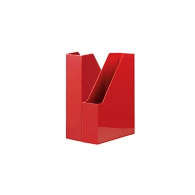 Abbildung von HAN Stehsammler i Line 2 STÜCK, eleganter, moderner High End für Hefte, Zeitschriften und Mappen bis Format A4/C4, rot, 16501 17