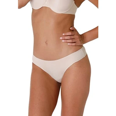 Abbildung von Lovable Slip Brazilian aus Mikrofaser Maximale Unsichtbarkeit Invisible Damen , Skin 3/M