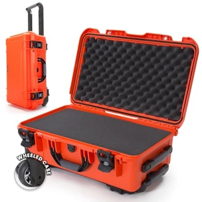 Abbildung von Nanuk 935 Wasserdichter Hartschalenkoffer Mit Plüschschaumeinlage Orange