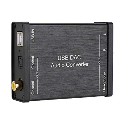 Abbildung von VBESTLIFE USB DAC Audiokonverter, Audio Soundkarte GV 023 Digital Analog für XP OS X PS4
