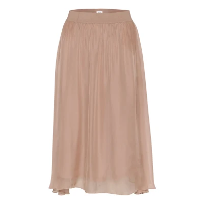 Abbildung von Saint Tropez Coralsz Alinienrock, Damen, Größe: Large, Café au lait